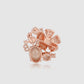 Plumeria Brooch - Rose Gold
