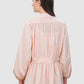 Leena Cotton Puff-Sleeve Shirt - Pink