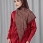 Nagita Tie Back Square - Pomegranate