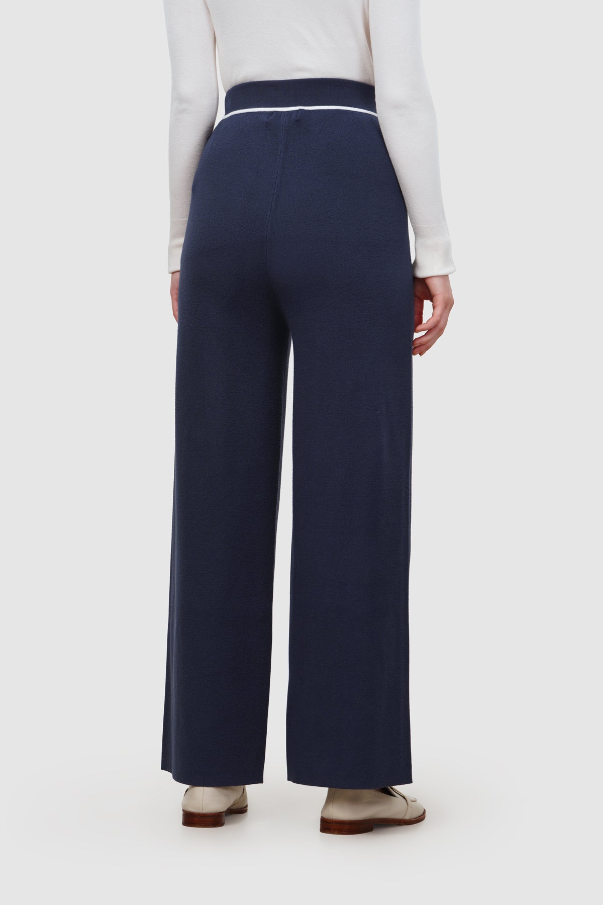 Leena Knit Pants - Navy