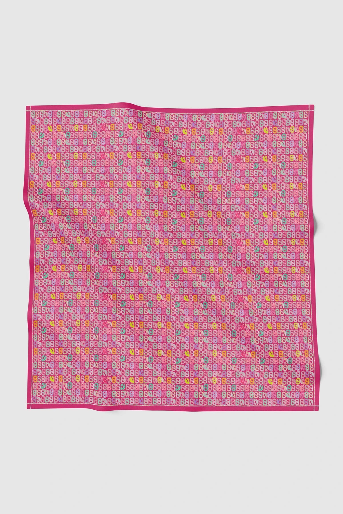 Nagita Wool Scarf - Fuchsia Rose