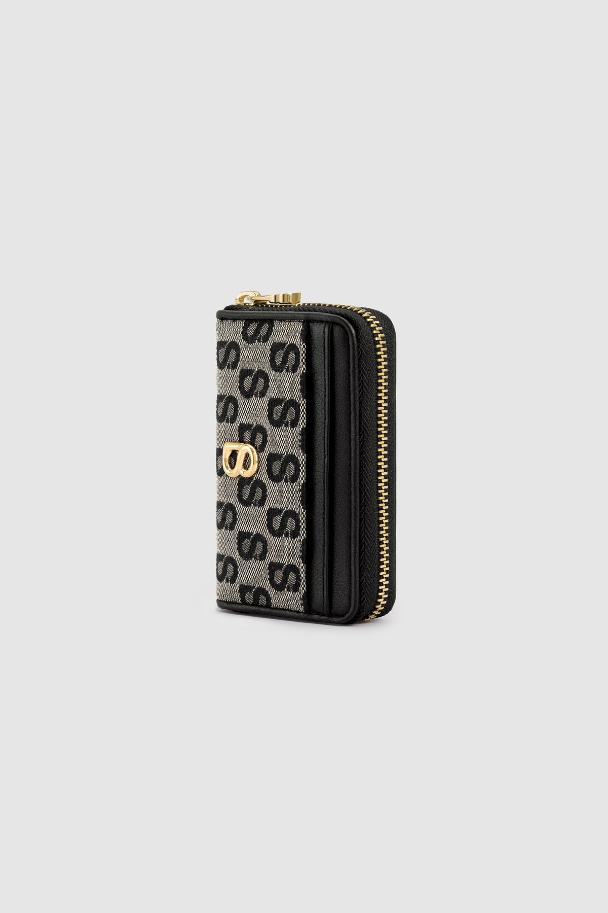 Monogram Wallet - Black