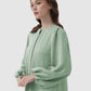 Noura Puff Dress - Jadeite