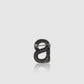 Petite Claire Brooch - Hematite