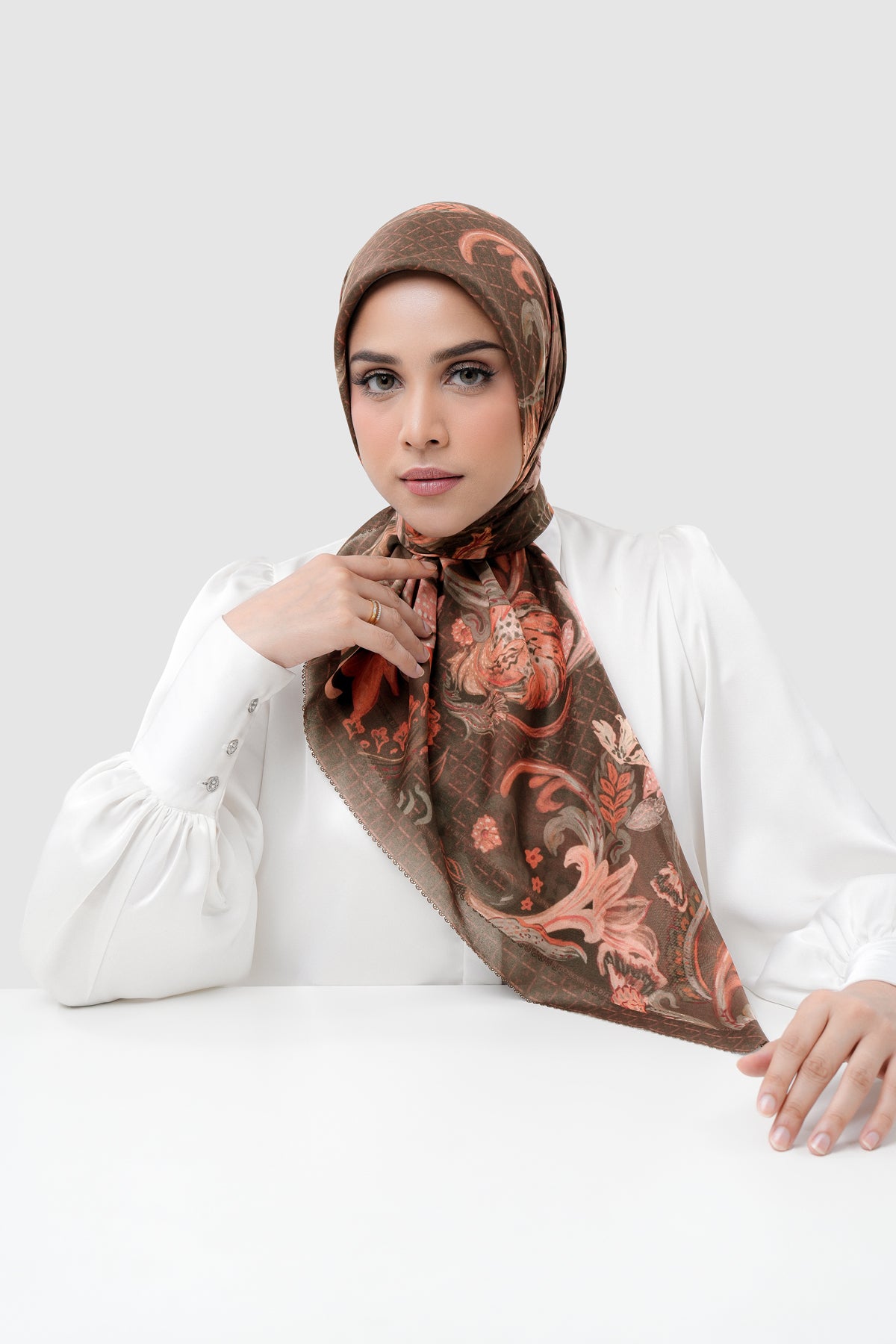 Autograph 3.0 Voile Square - Pottery