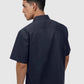 Signature Men Poplin Shirt Short Sleeve - Navy