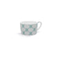 Beverly Monogram Cup and Saucer - Teal