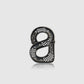 Leona Brooch - Hematite