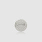 Petite Round Pearl Brooch - Silver
