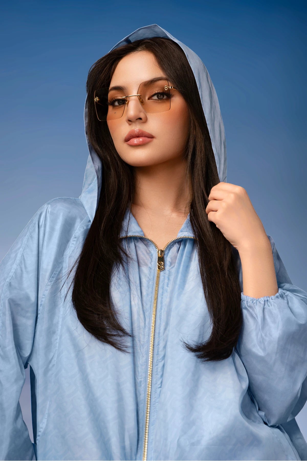 Tropical26 Hooded Jacket - Blue
