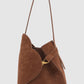 Britney Bag Small - Suede Leather - Caramel