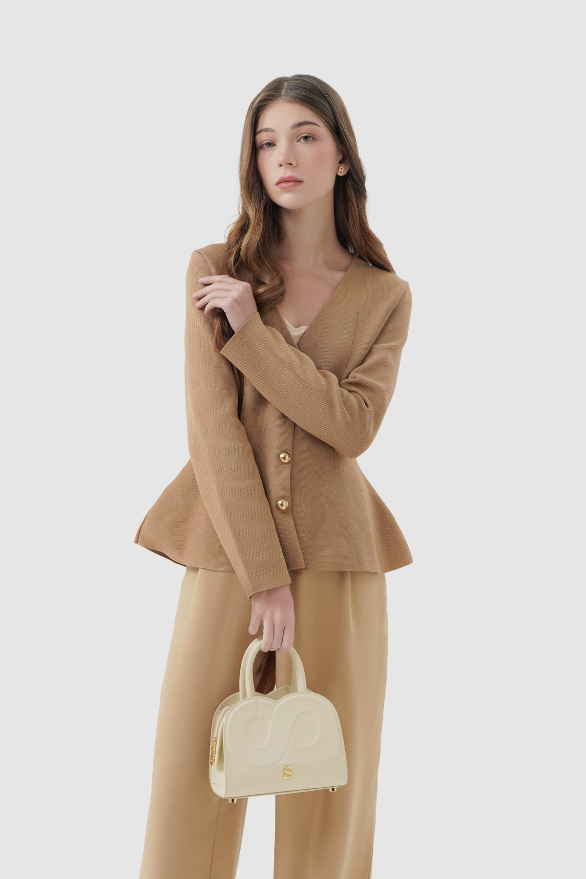 Joy Bag Small - Saffiano Leather - Lamb