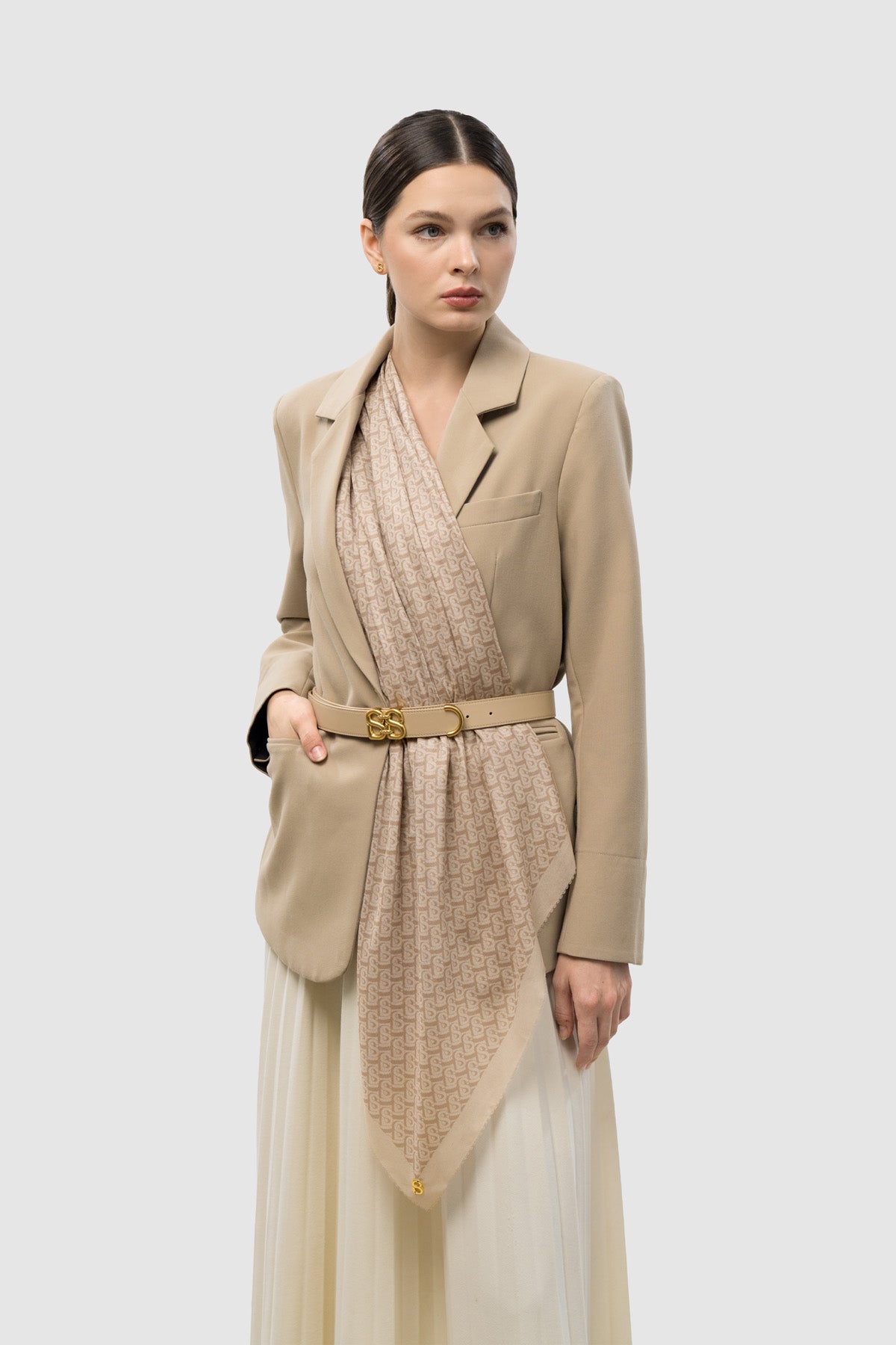 Bimu Twill Square - Wheat