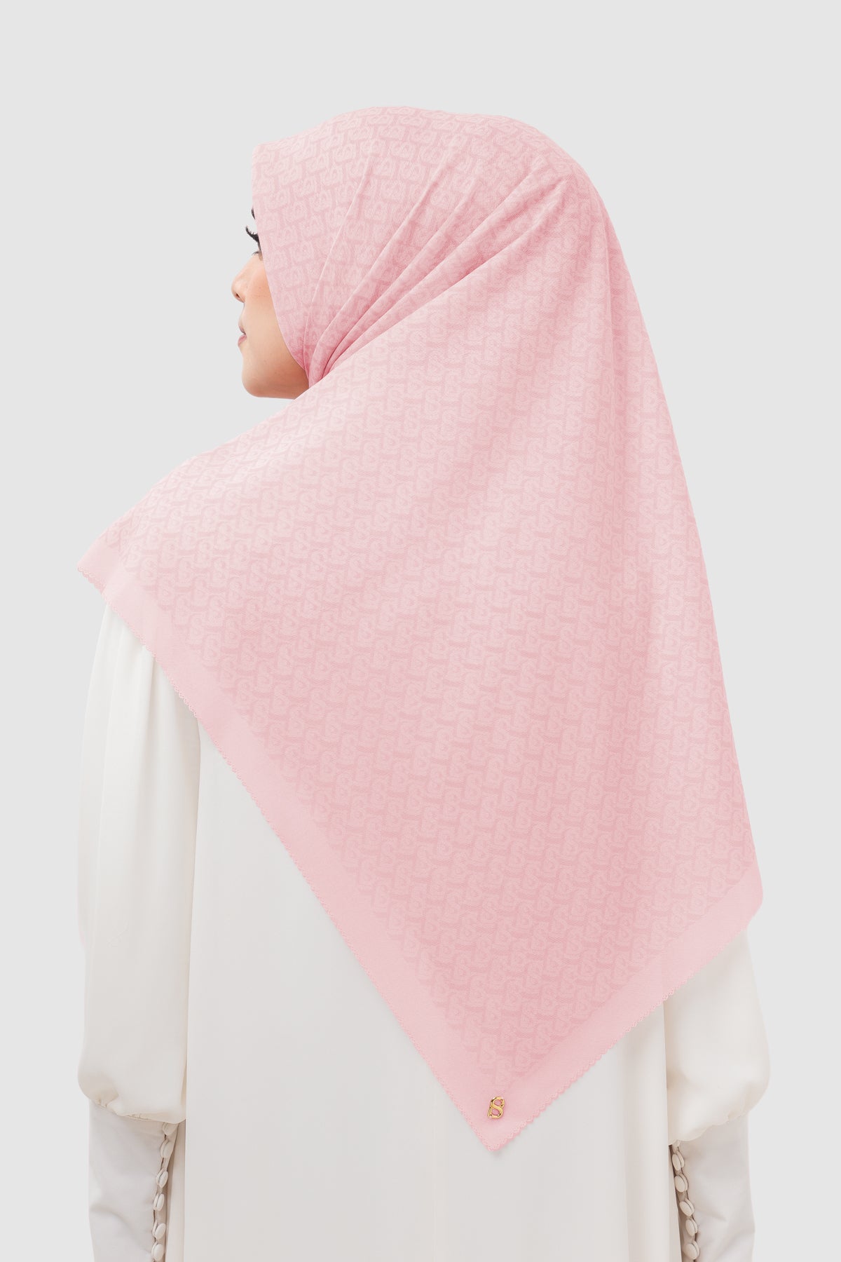 Bimu Twill Square - Rose Quartz