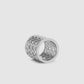 Kara Ring Brooch - Silver