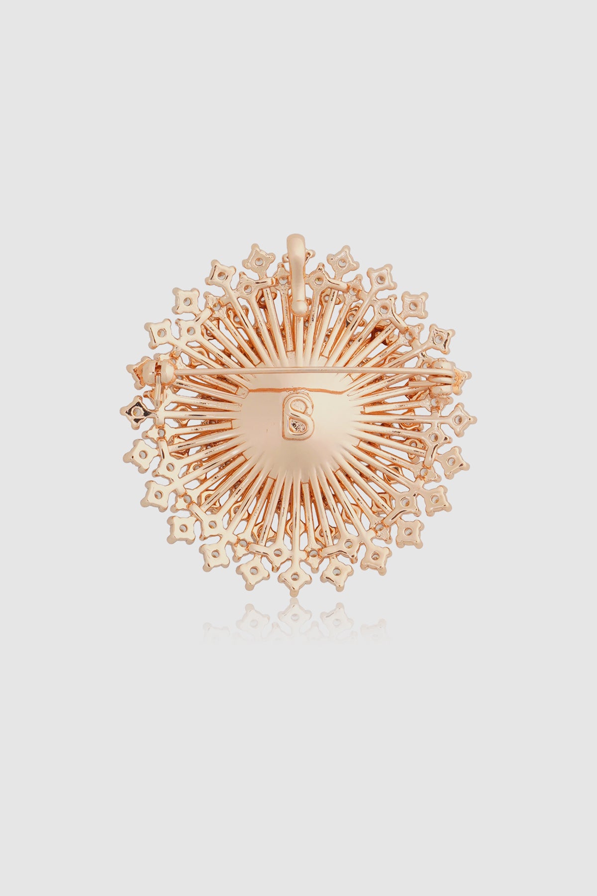 Noura Brooch - Rose Gold