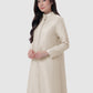 Noura Jacquard Dress - Beige