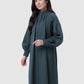 Noura Pleated Dress - Deep Teal