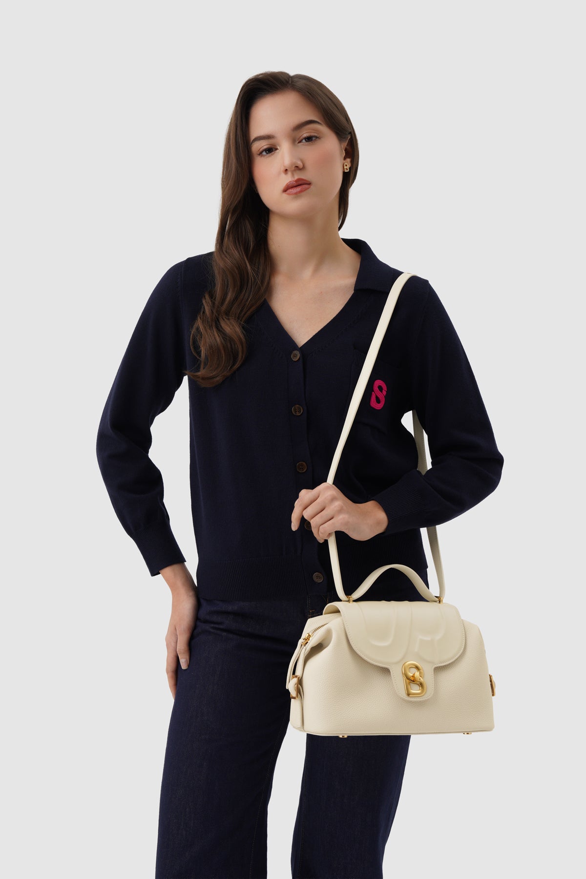 Alma Shoulder Bag - Chalk