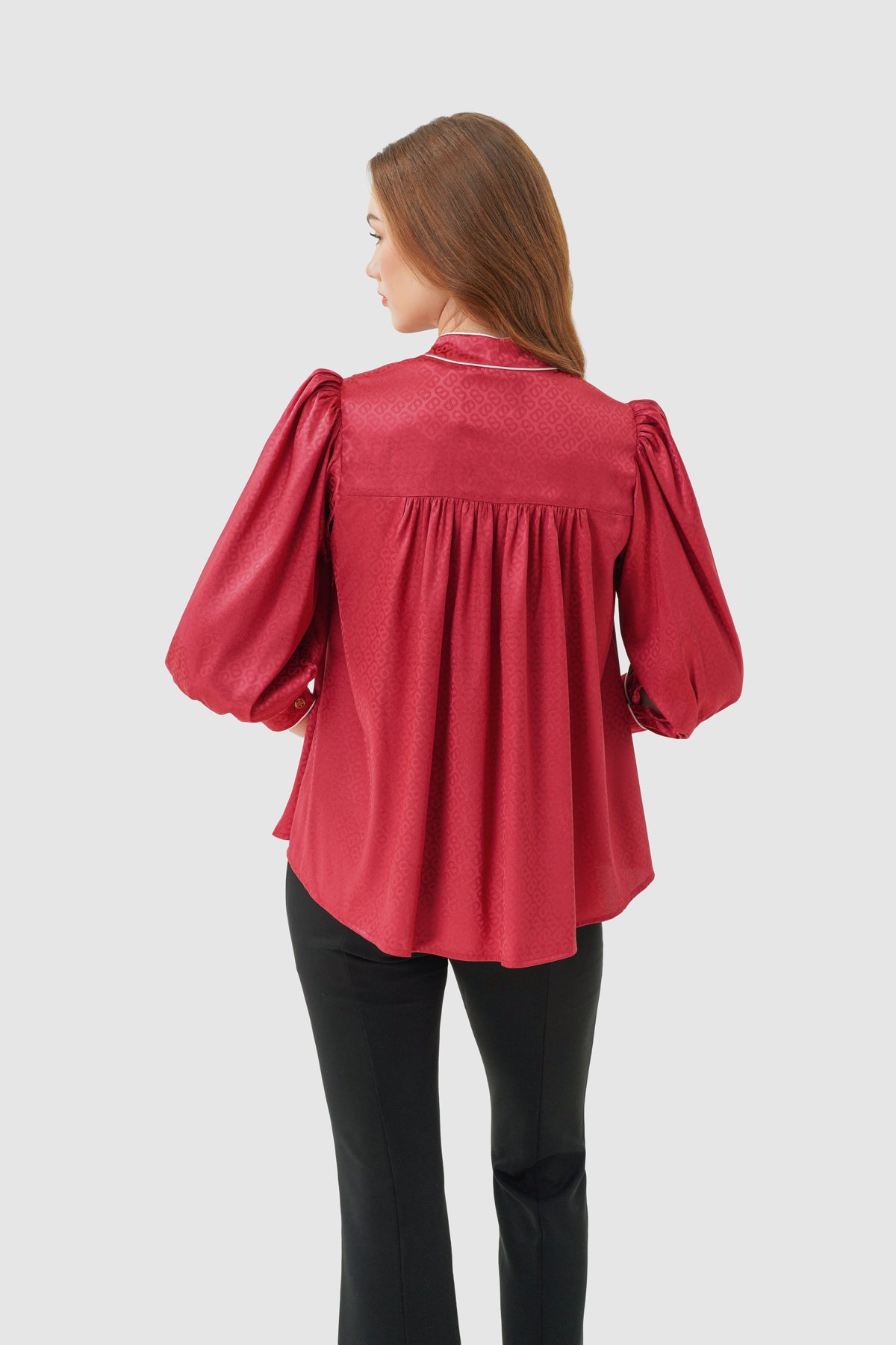 Tapis Monogram Shirt - Red