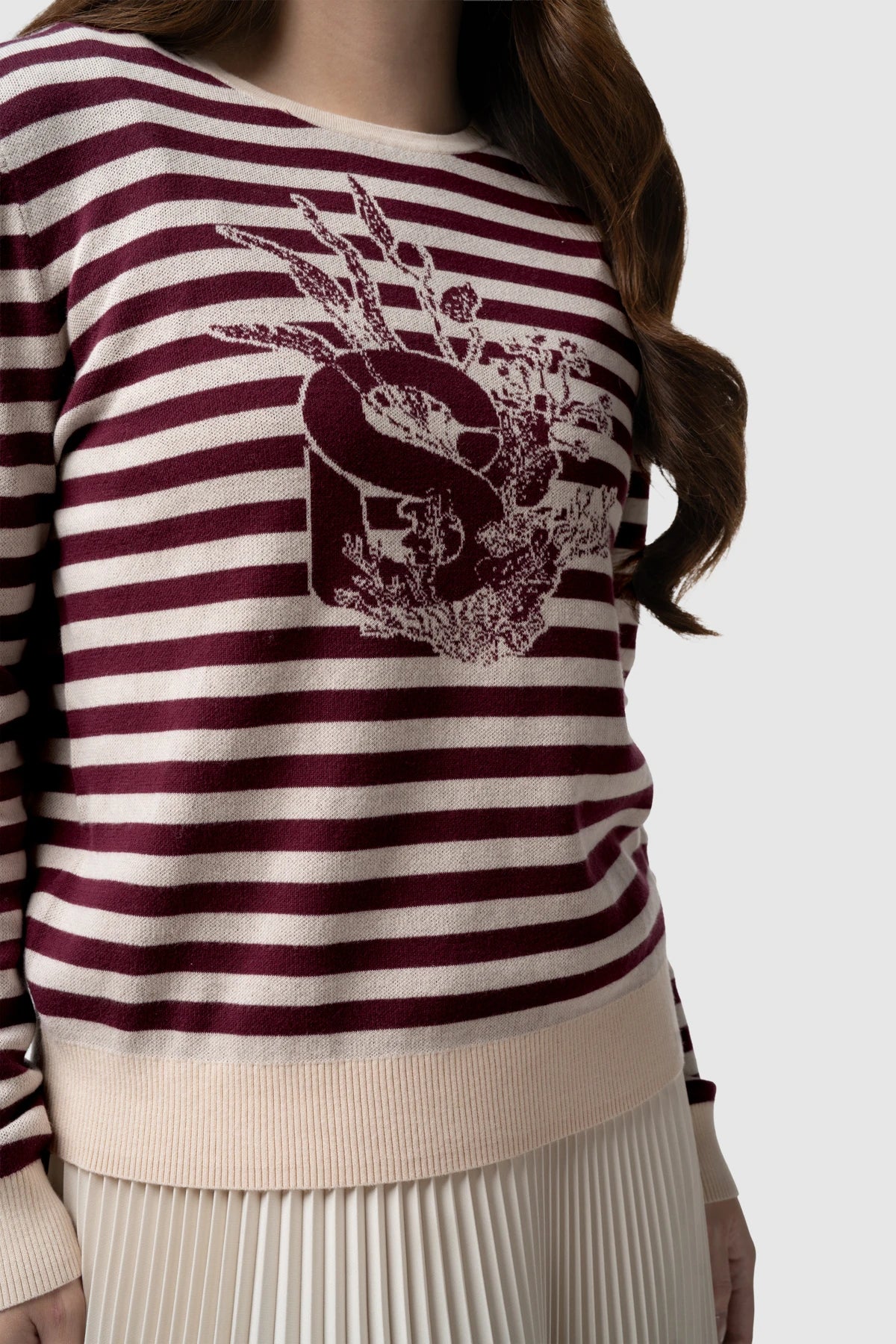 Tropical26 Knit - Maroon