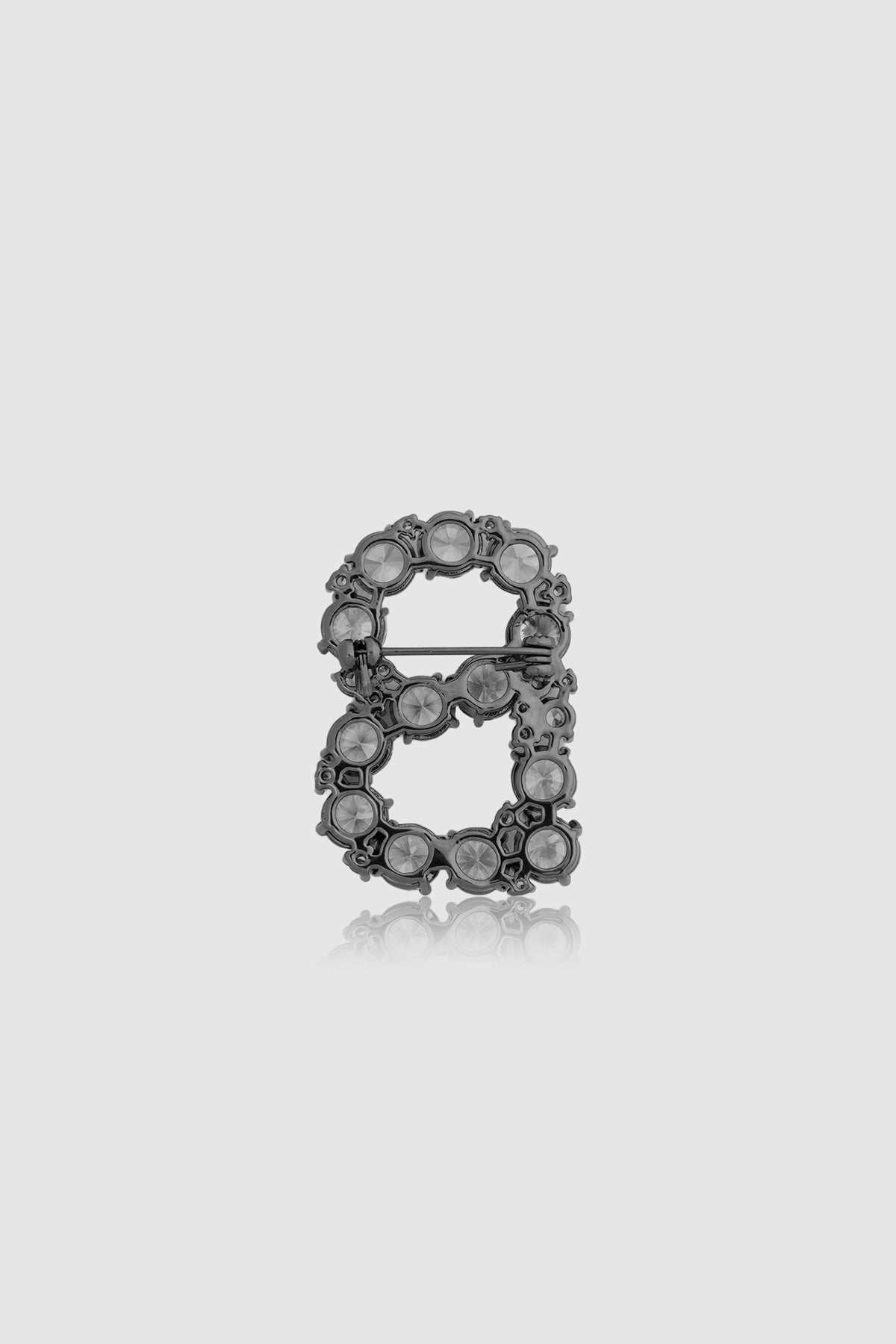 Daria Brooch - Hematite