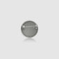 Sofia Round Pin Brooch - Silver