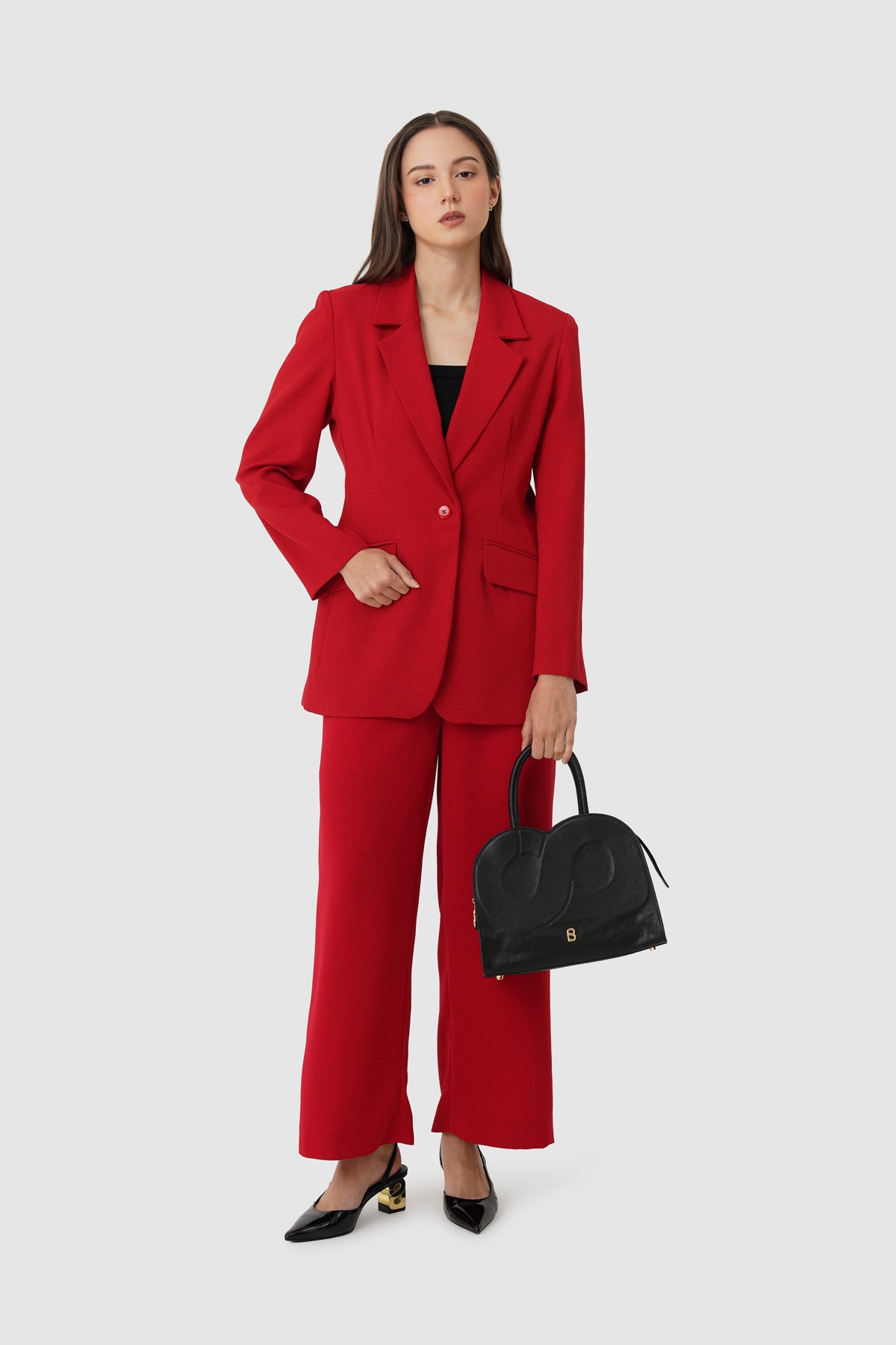 Joy Bag Medium - Calf Leather - Black