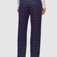 Monogram Denim Pants - Fuchsia