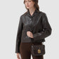 Alba Bag - Dark Chocolate in Croco