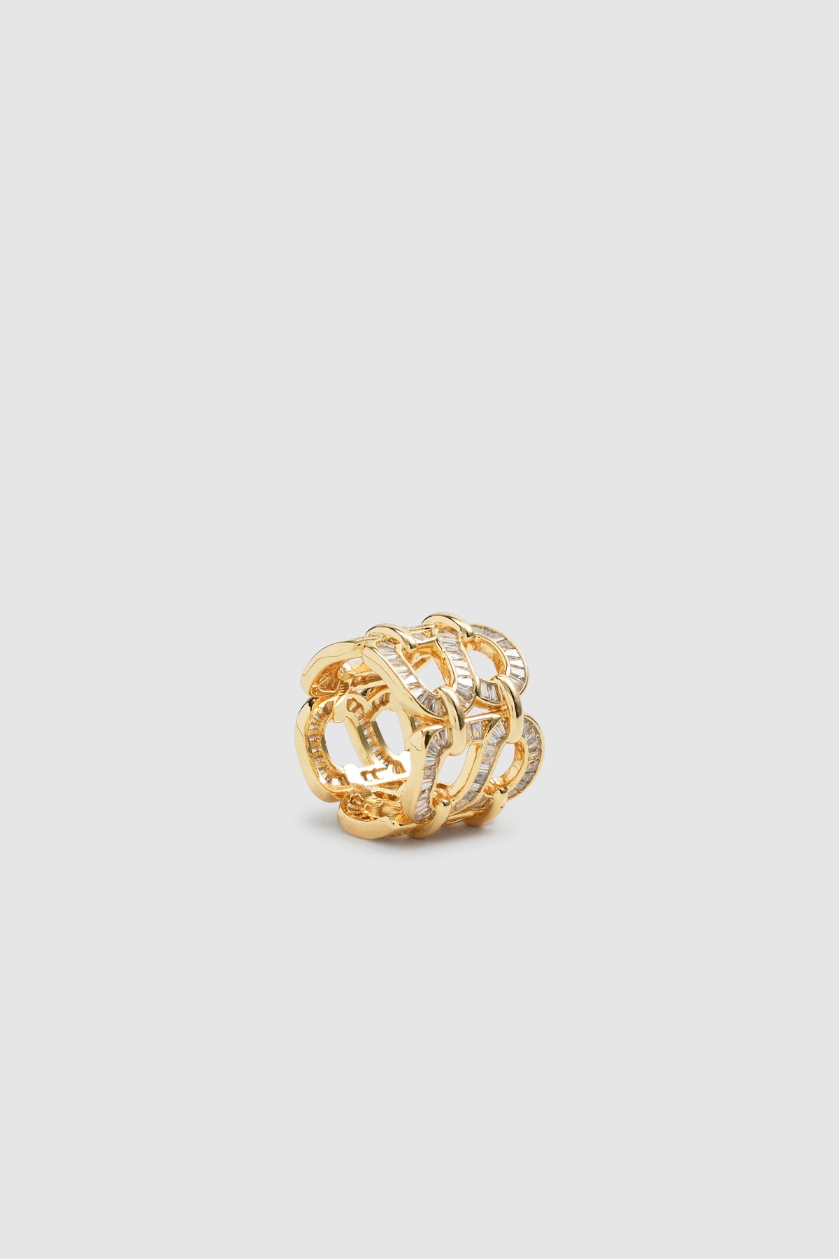 Lavish Ring Brooch - Gold