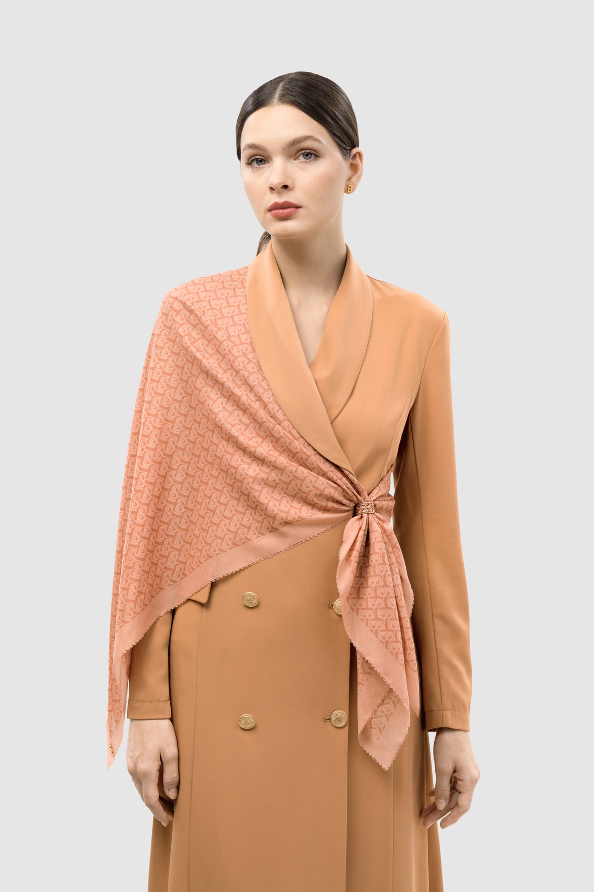 Bimu Twill Square - Clay