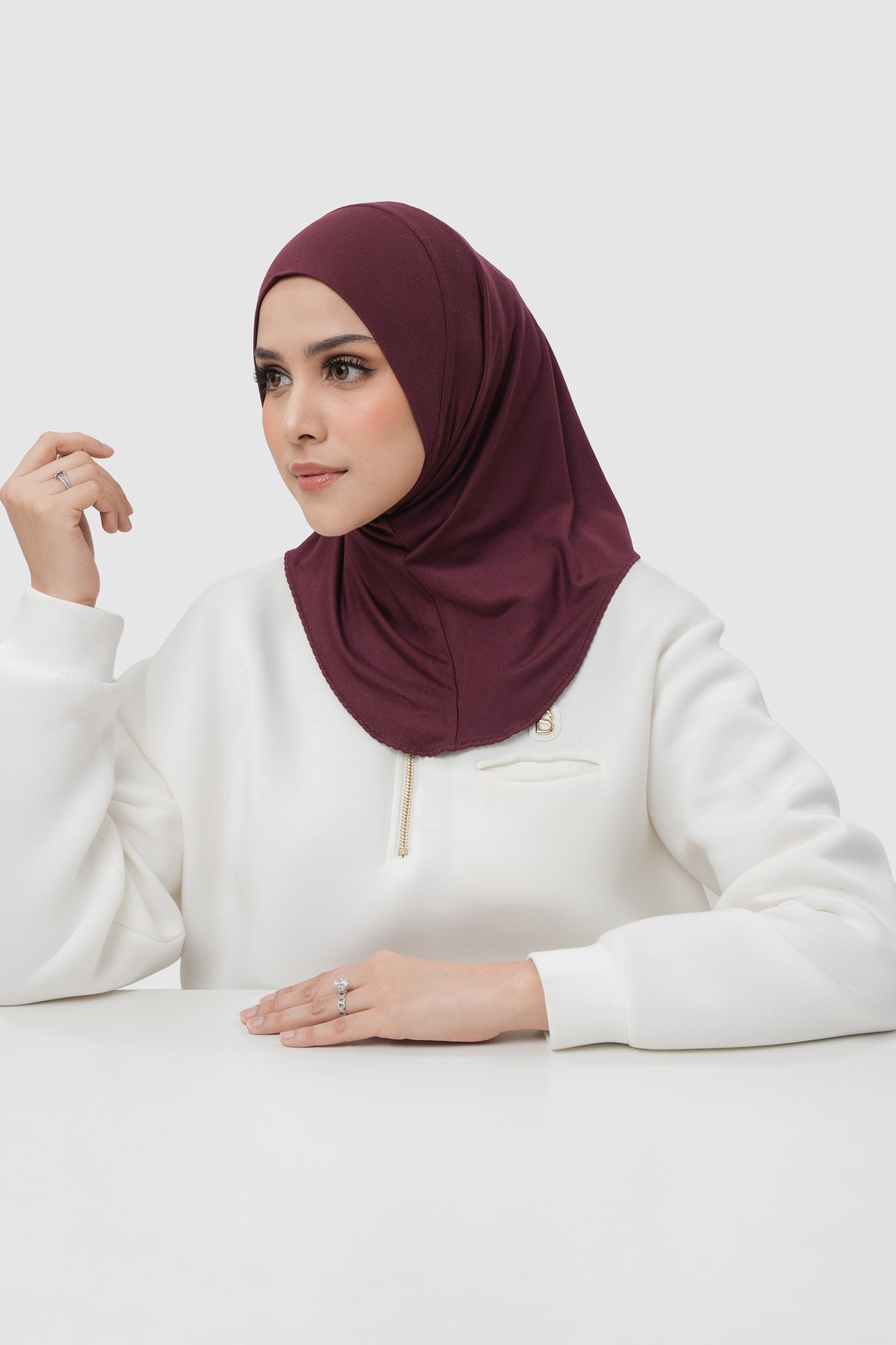 Instant Slip-On - Burgundy