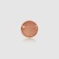 Sofia Round Pin Brooch - Rose Gold