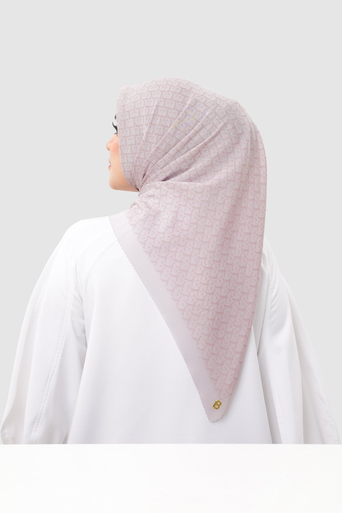 Bimu Twill Square - Pinkish Petals