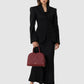 Joy Bag Medium - Saffiano Leather - Burgundy