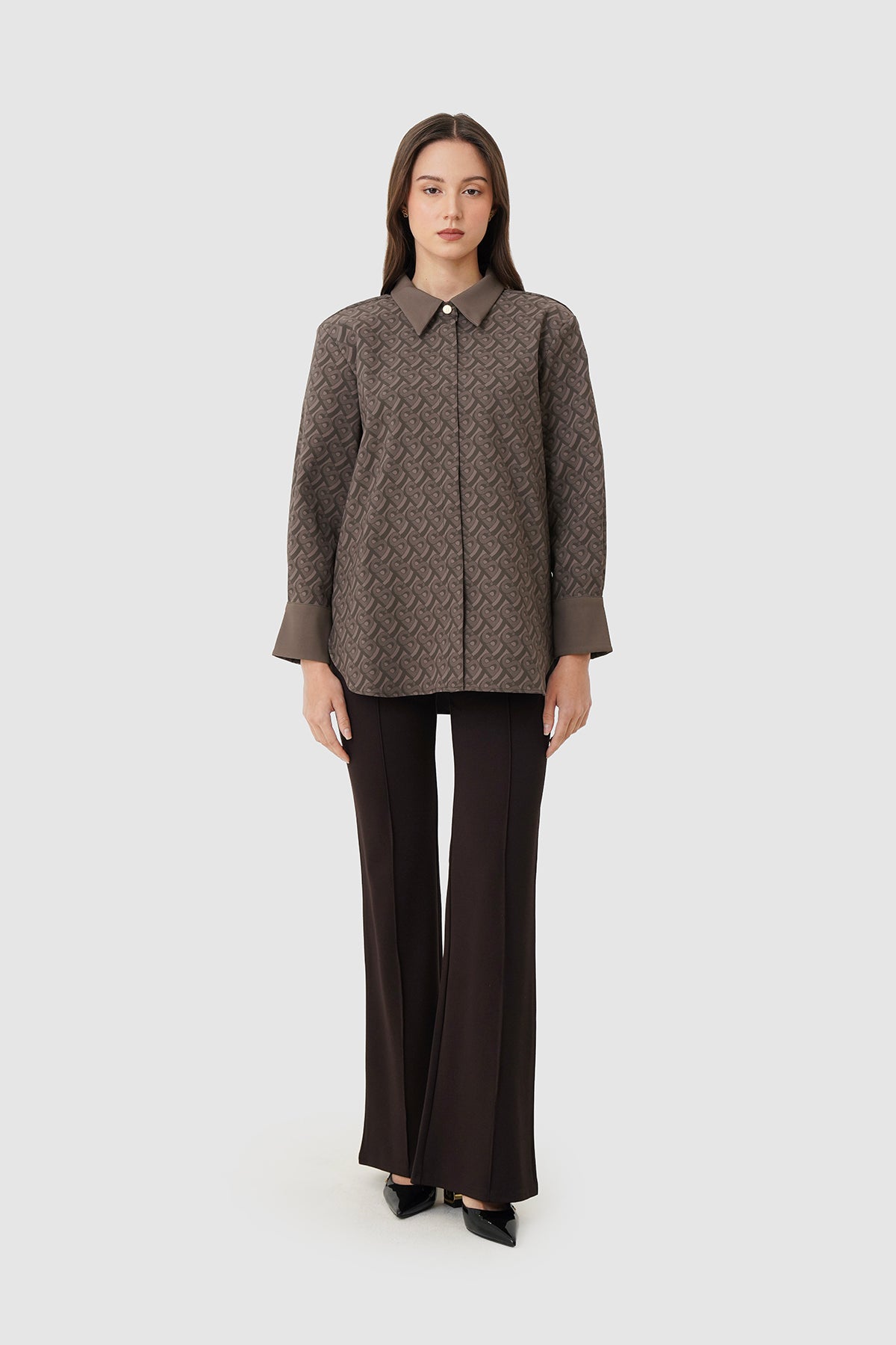 Bimu Monogram Basic Shirt - Chasen