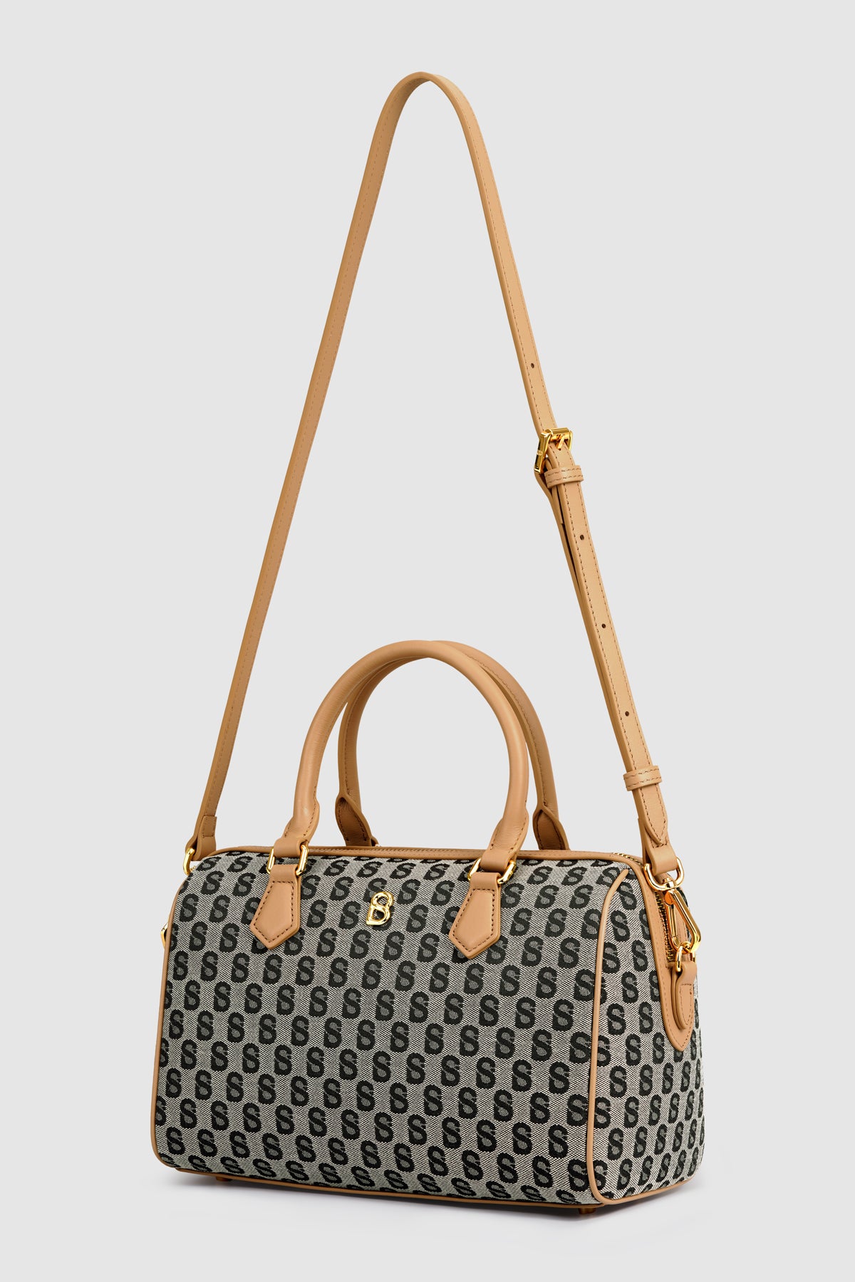 Monogram Handbag - Brown