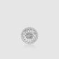Victorian Crystal Pin Brooch - Silver