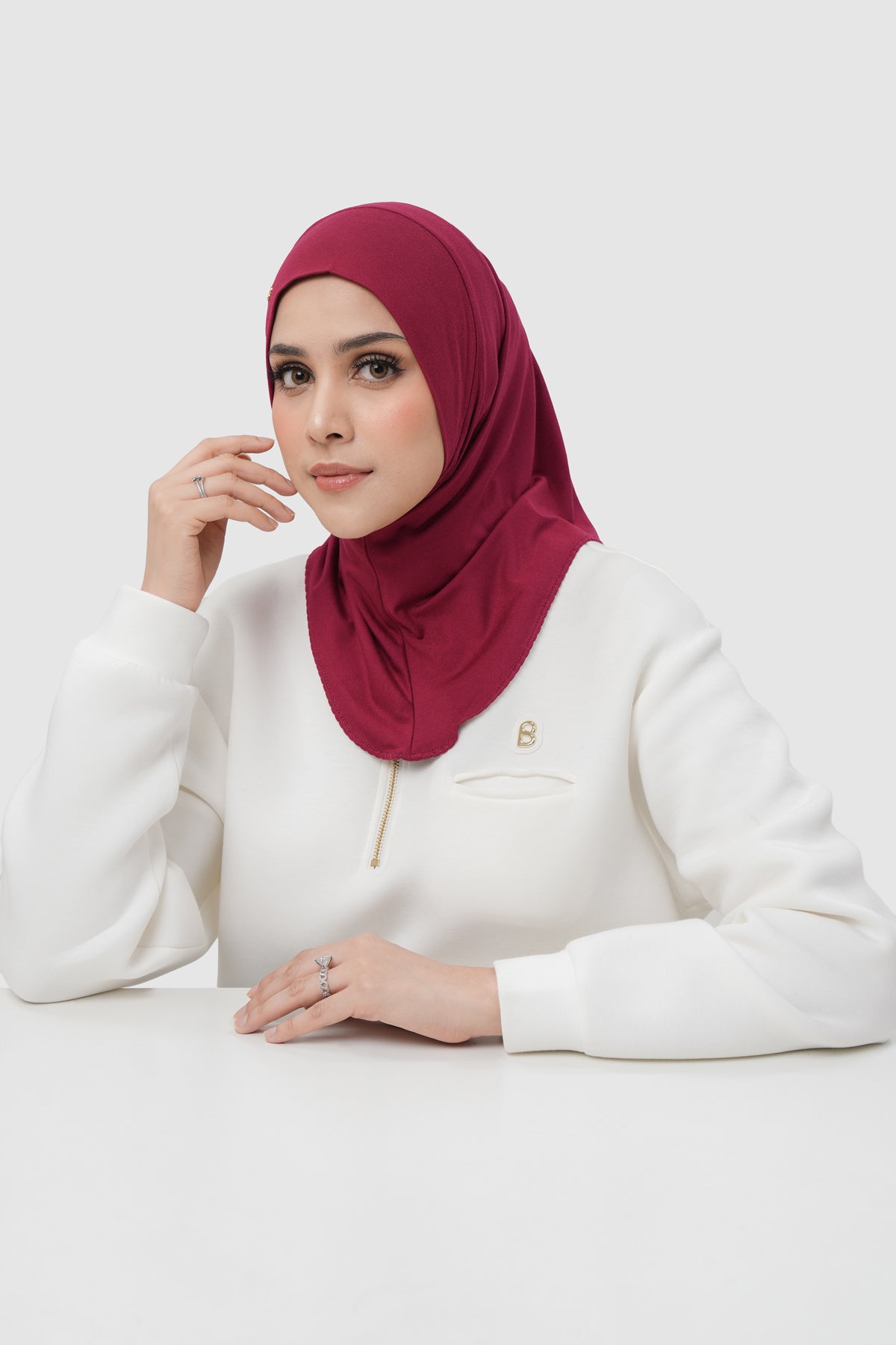 Instant Slip-On - Maroon