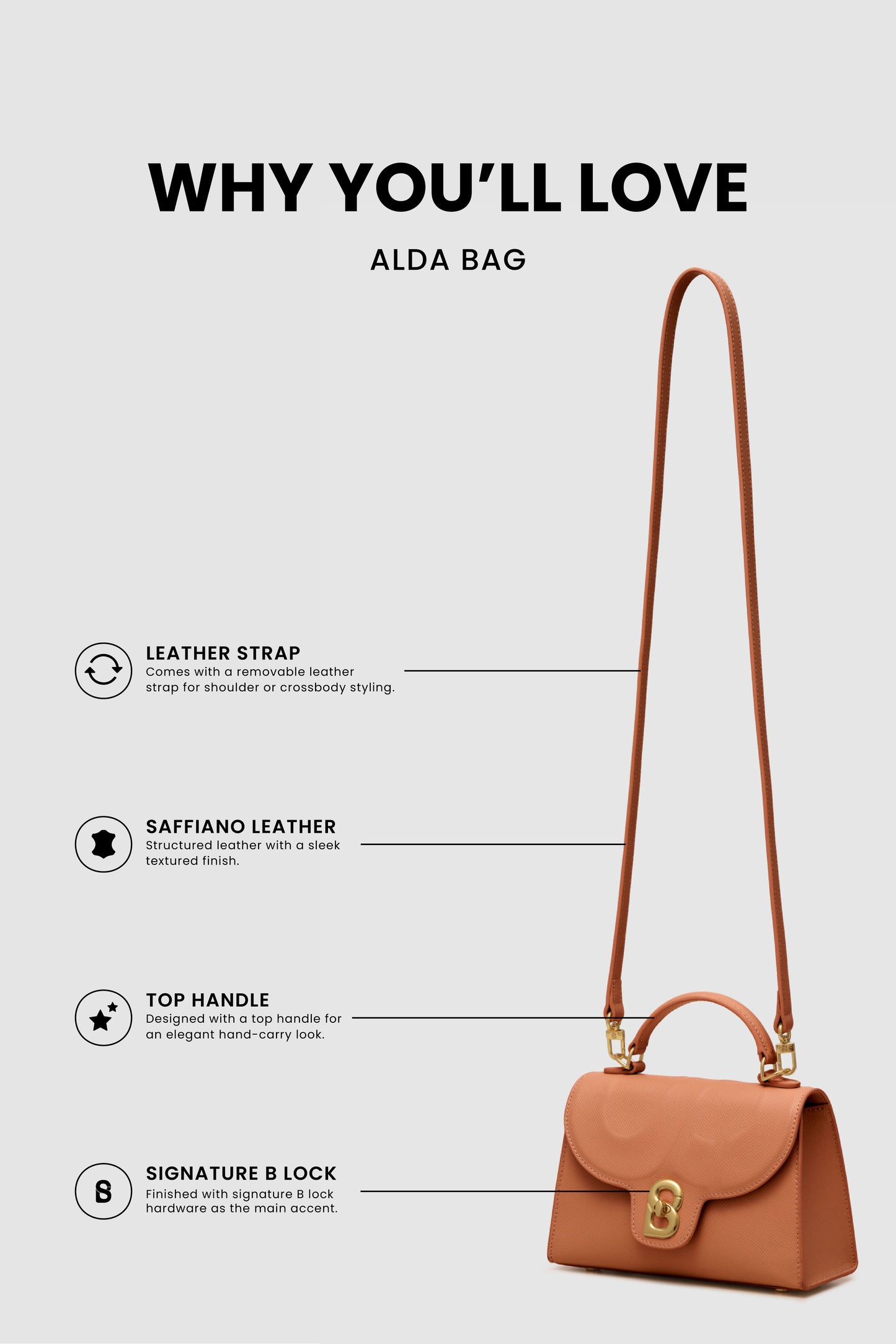 Alda Bag - Cognac