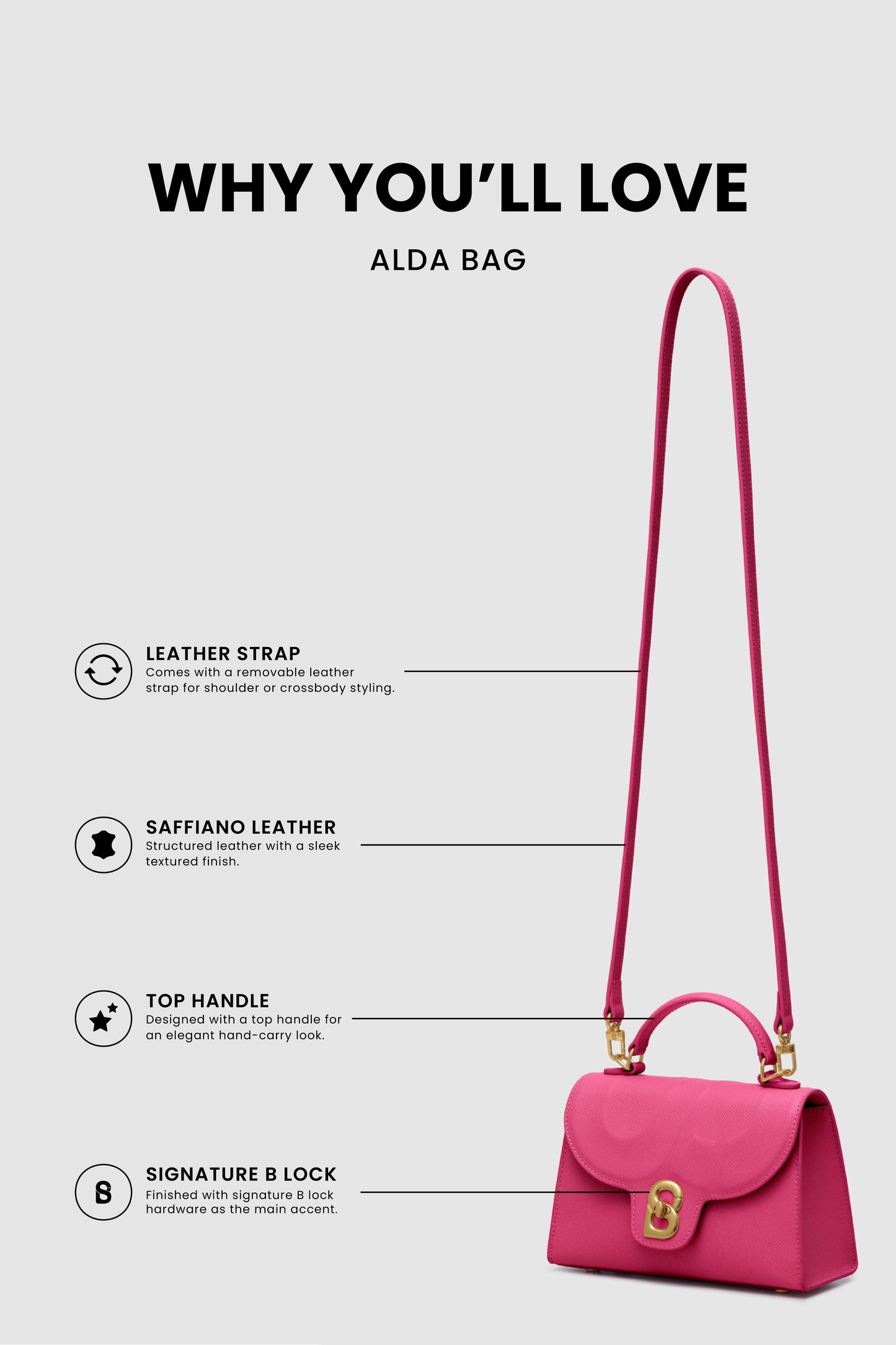 Alda Bag - Viva Magenta