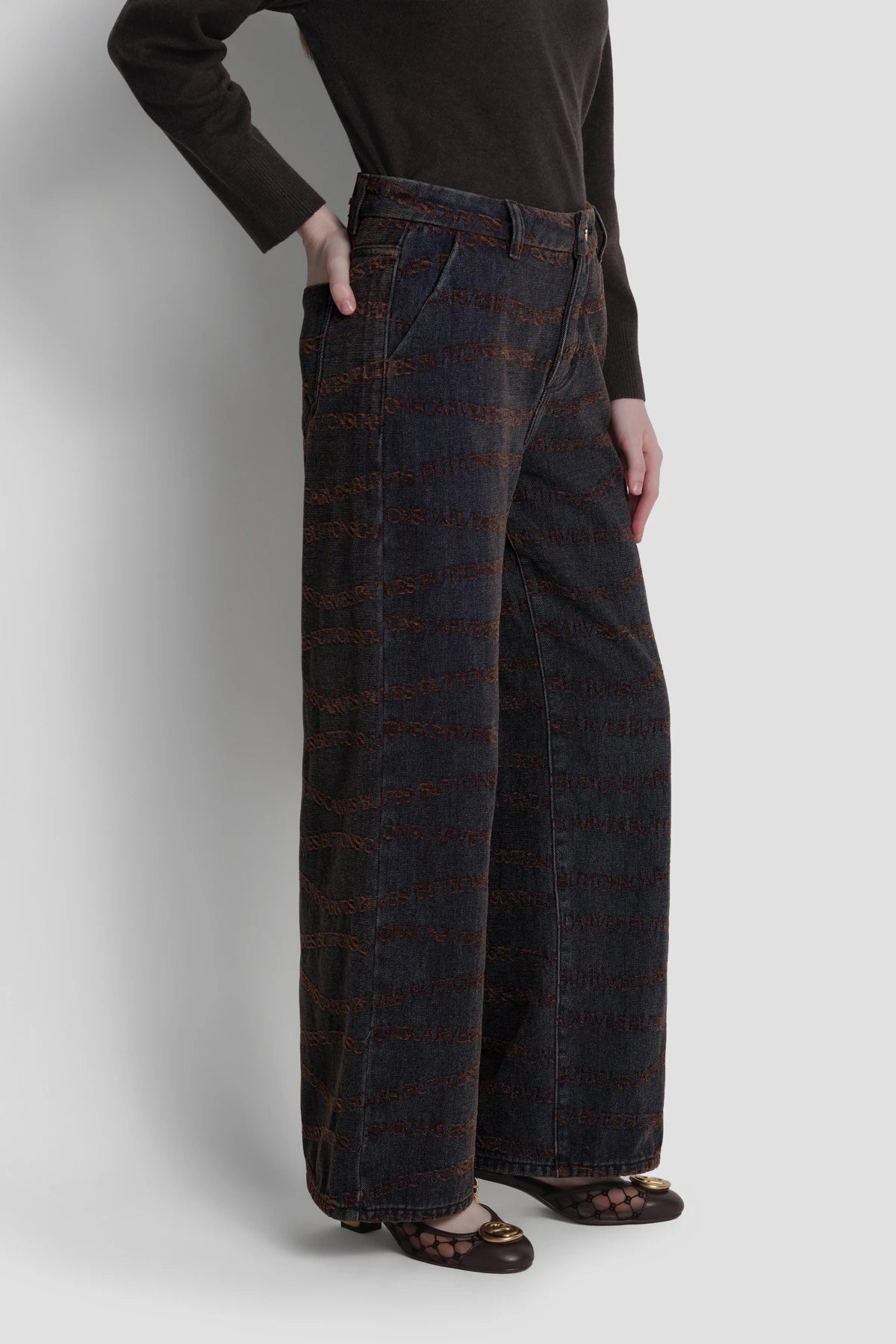 Alice Denim Pants - Espresso Indigo