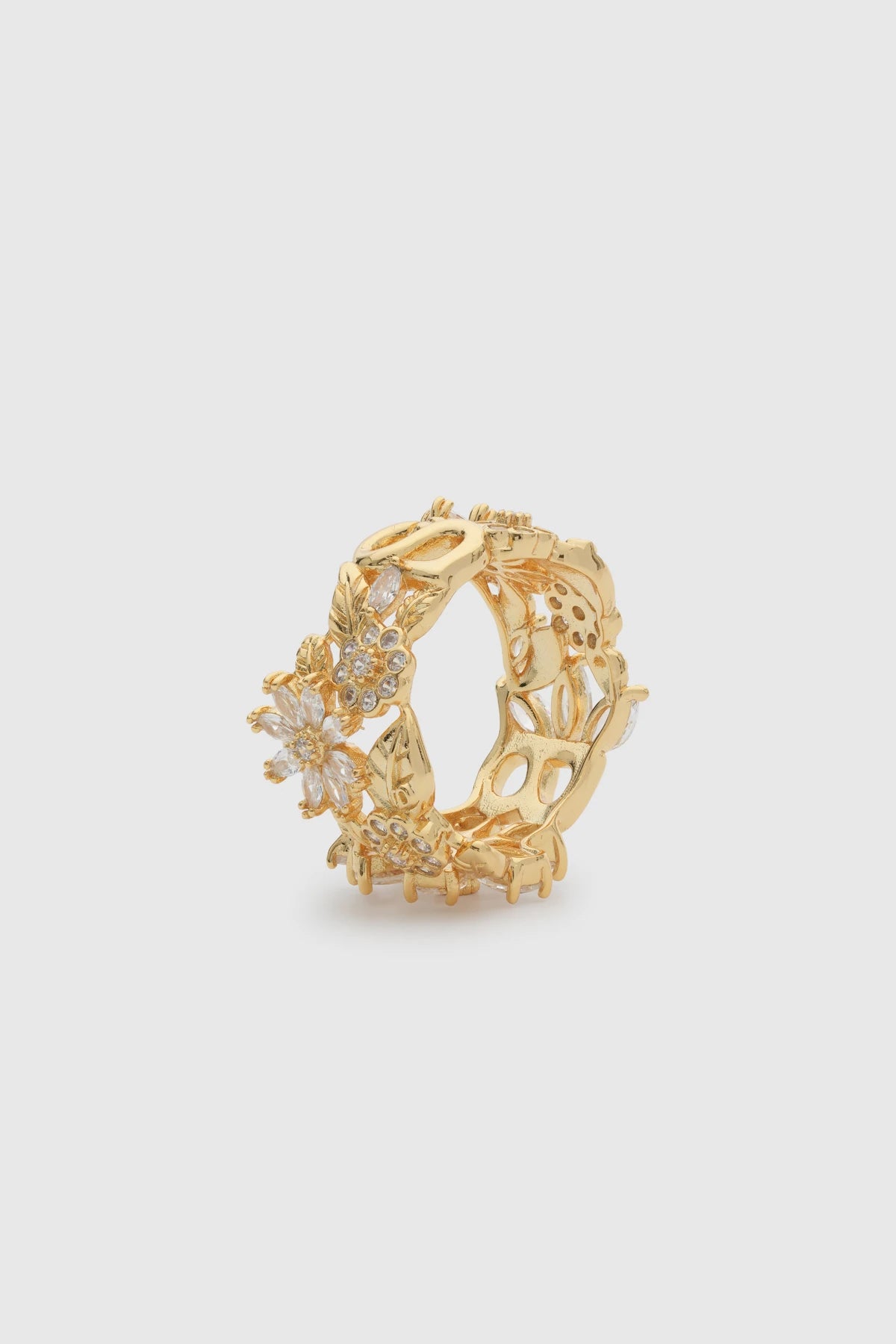 Alina Ring Brooch - Gold