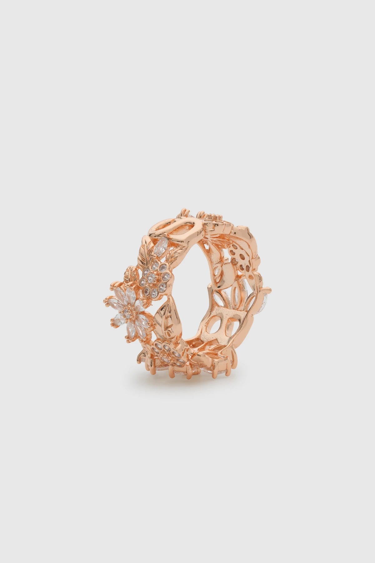 Alina Ring Brooch - Rose Gold