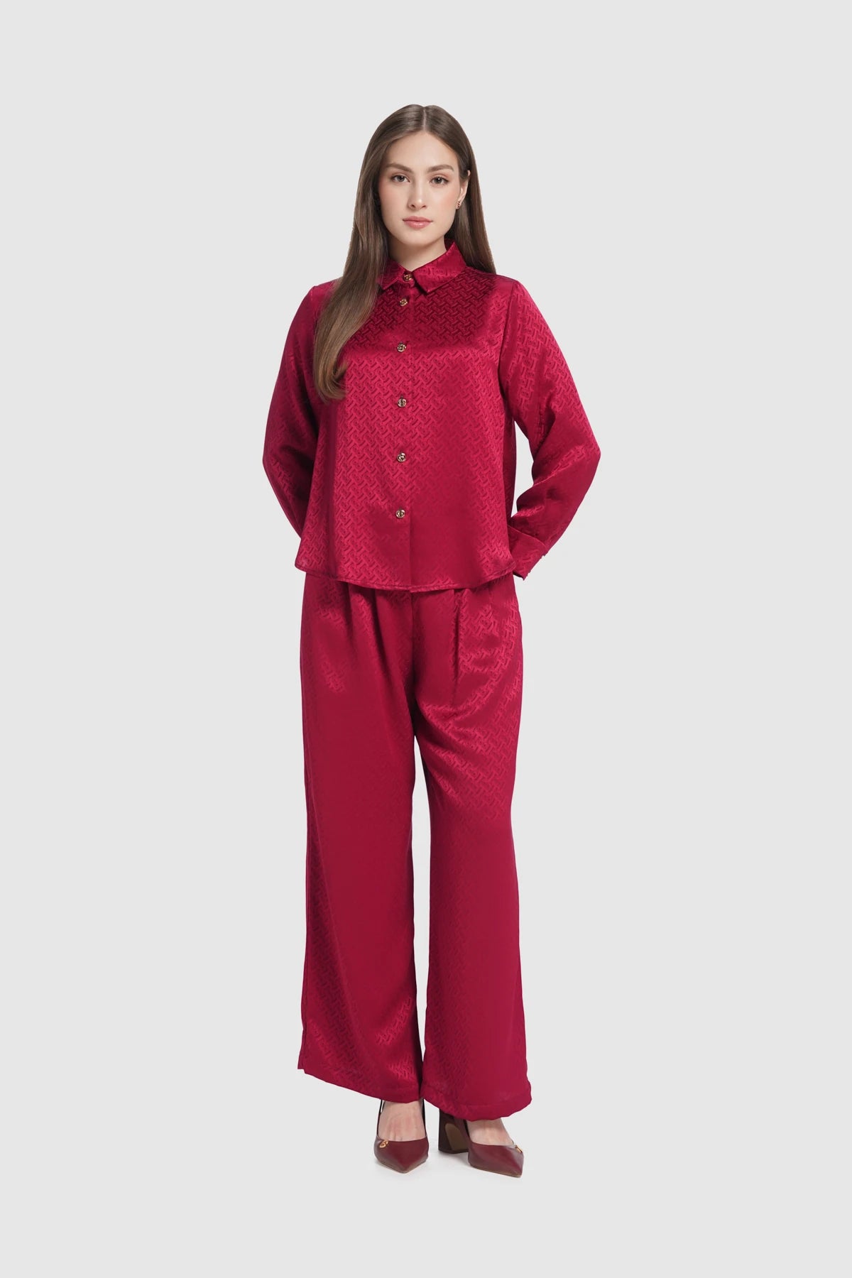 Amy Bimu Basic Shirt - Red