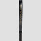 b padel racket set in black by buttonscarves side view
