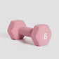 be active dumbbell in pink by buttonscarves detail
