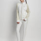 bimu shield jacket in vanilla by buttonscarves overview look