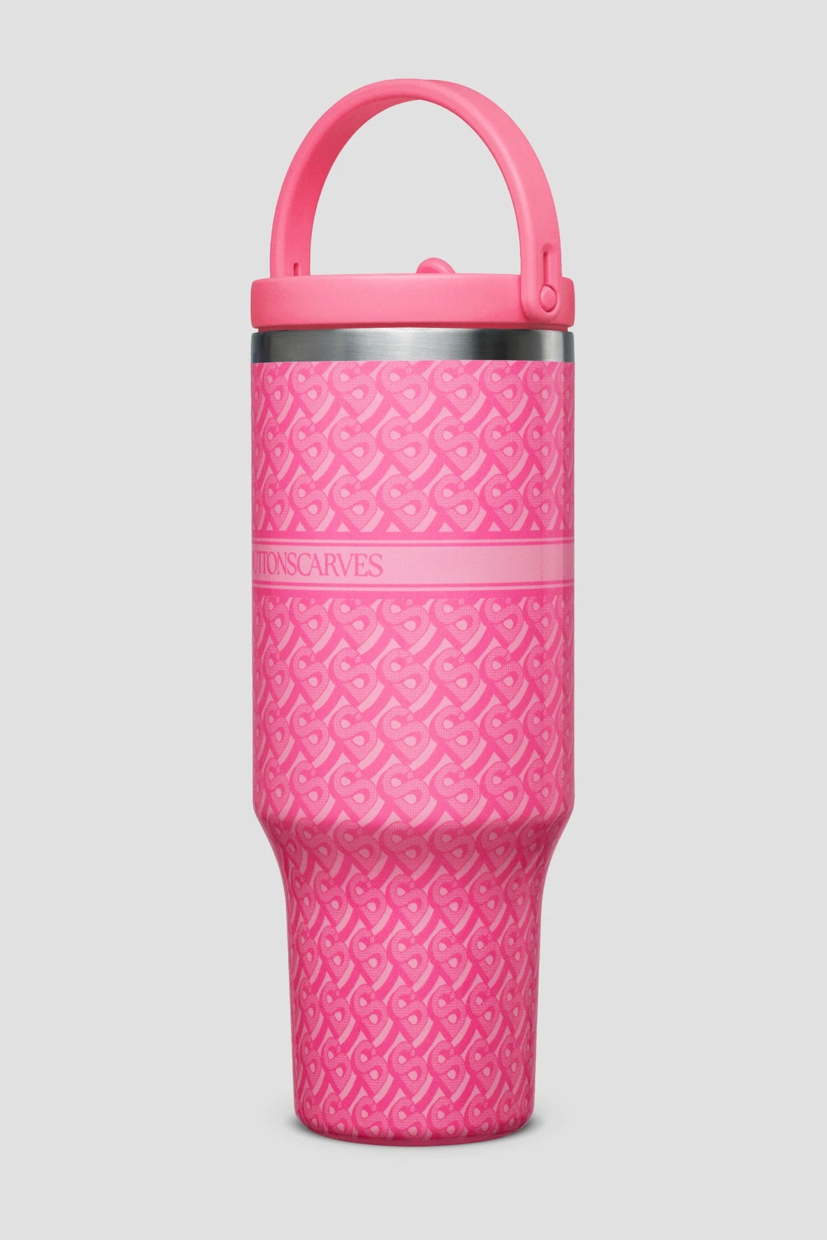 bimu tumbler in thrift pink by buttonscarves 